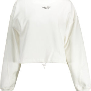 CALVIN KLEIN SWEATSHIRT OHNE REISSVERSCHLUSS DAMEN WEISS