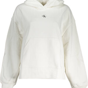 CALVIN KLEIN SWEATSHIRT OHNE REISSVERSCHLUSS DAMEN WEISS
