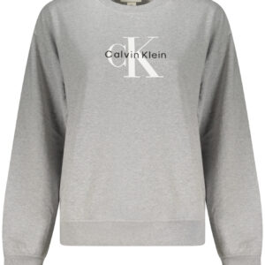 CALVIN KLEIN SWEATSHIRT OHNE REISSVERSCHLUSS DAMEN GRAU