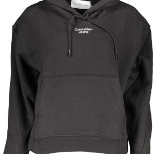 CALVIN KLEIN SWEATSHIRT OHNE REISSVERSCHLUSS DAMEN SCHWARZ