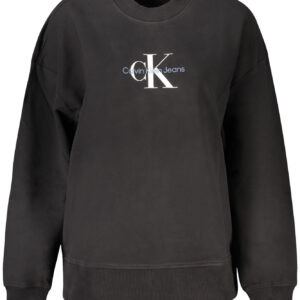 CALVIN KLEIN SWEATSHIRT OHNE REISSVERSCHLUSS DAMEN SCHWARZ