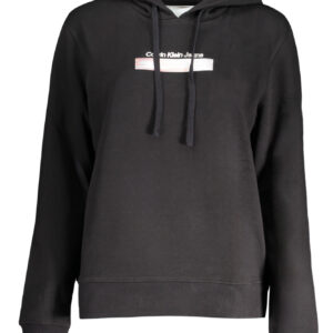 CALVIN KLEIN DAMEN-SWEATSHIRT MIT REISSVERSCHLUSS SCHWARZ