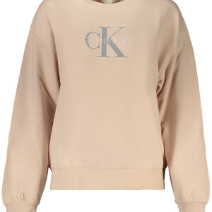 CALVIN KLEIN DAMEN-SWEATSHIRT MIT REISSVERSCHLUSS IN PINK