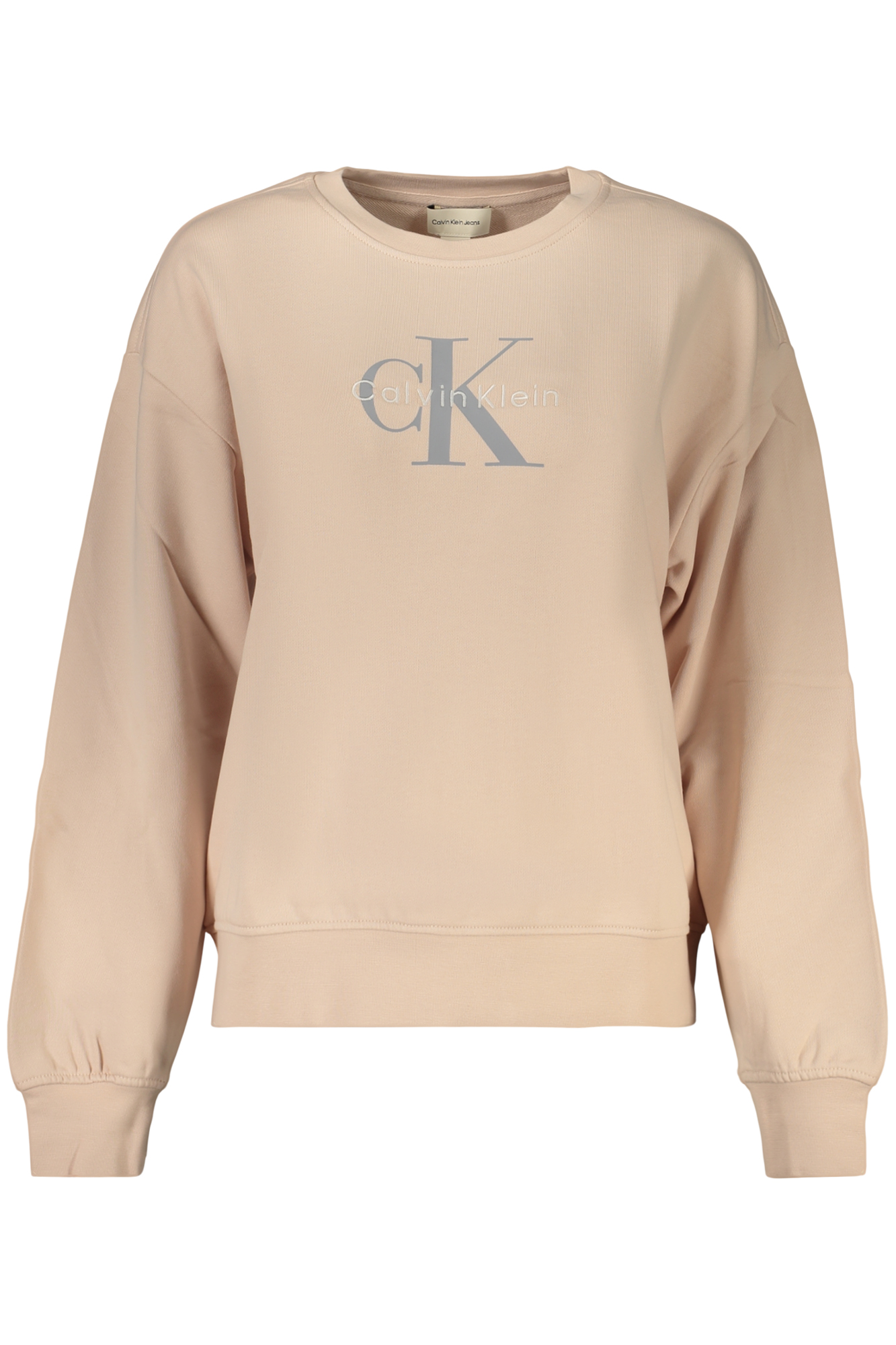 CALVIN KLEIN DAMEN-SWEATSHIRT MIT REISSVERSCHLUSS IN PINK