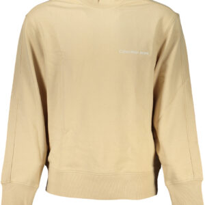 CALVIN KLEIN BEIGES SWEATSHIRT MIT REISSVERSCHLUSS FÜR HERREN