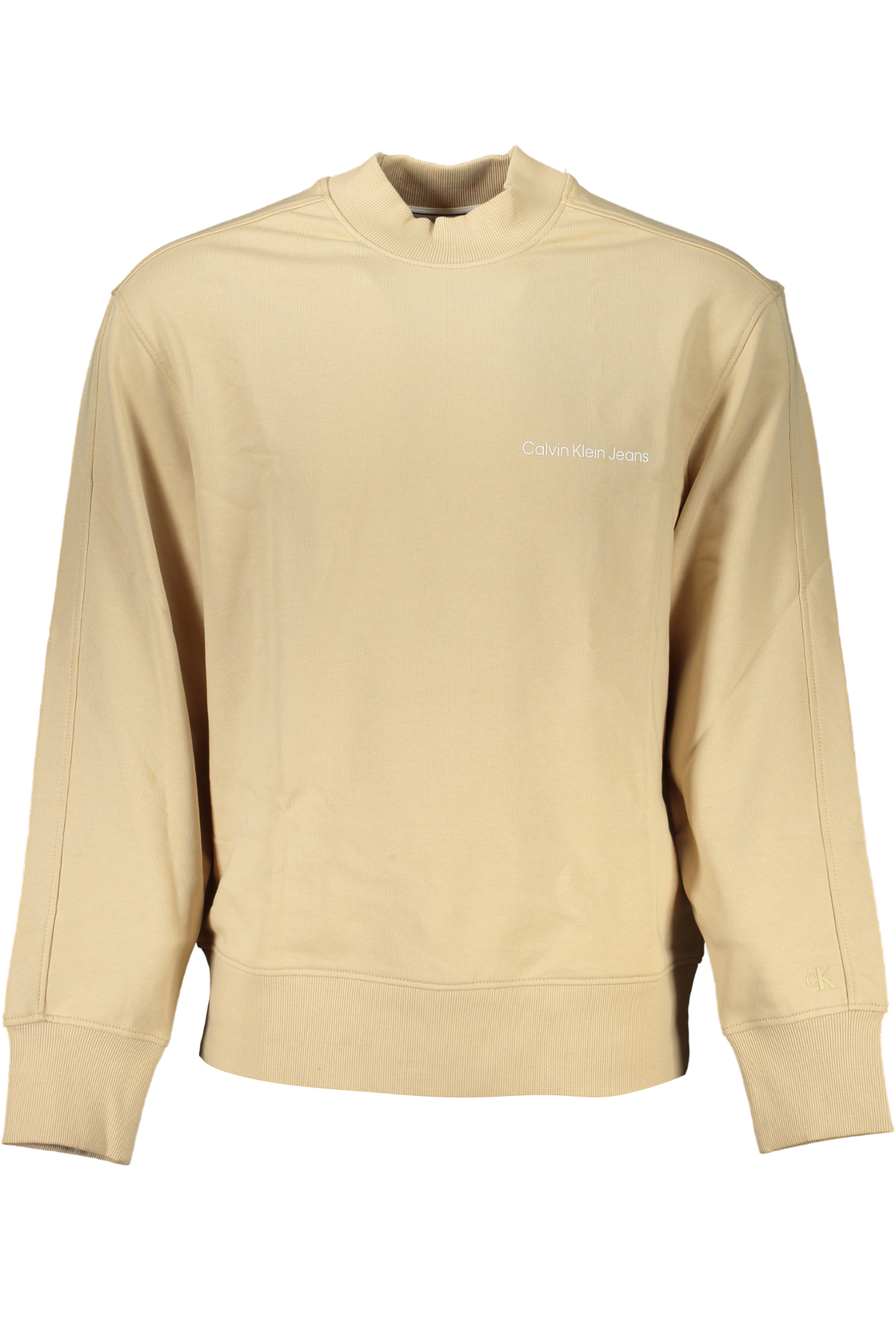 CALVIN KLEIN BEIGES SWEATSHIRT MIT REISSVERSCHLUSS FÜR HERREN