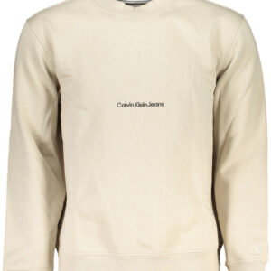 CALVIN KLEIN BEIGES SWEATSHIRT MIT REISSVERSCHLUSS FÜR HERREN