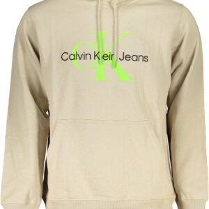 CALVIN KLEIN BEIGES SWEATSHIRT MIT REISSVERSCHLUSS FÜR HERREN