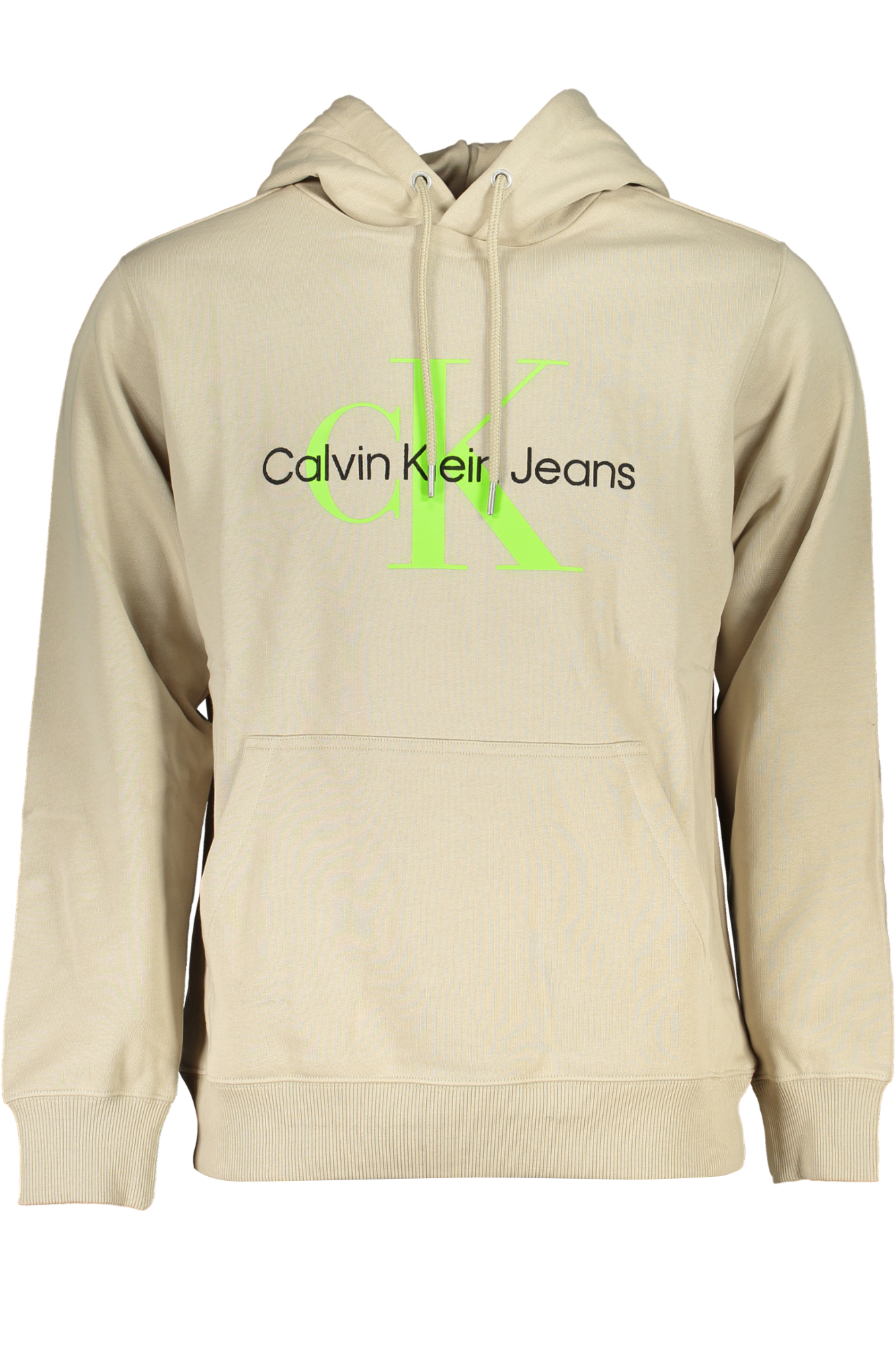 CALVIN KLEIN BEIGES SWEATSHIRT MIT REISSVERSCHLUSS FÜR HERREN
