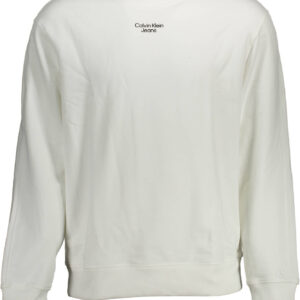CALVIN KLEIN SWEATSHIRT OHNE REISSVERSCHLUSS HERREN WEISS