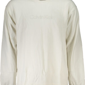 CALVIN KLEIN WEISSES SWEATSHIRT FÜR HERREN MIT REISSVERSCHLUSS