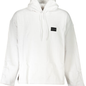 CALVIN KLEIN WEISSES SWEATSHIRT FÜR HERREN MIT REISSVERSCHLUSS