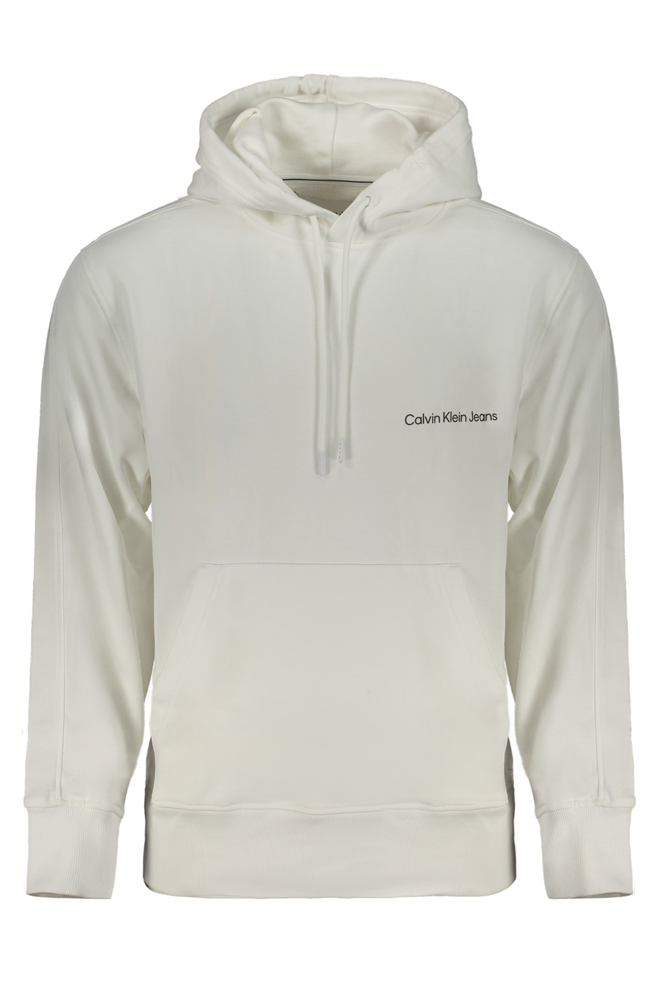 CALVIN KLEIN WEISSES SWEATSHIRT FÜR HERREN MIT REISSVERSCHLUSS