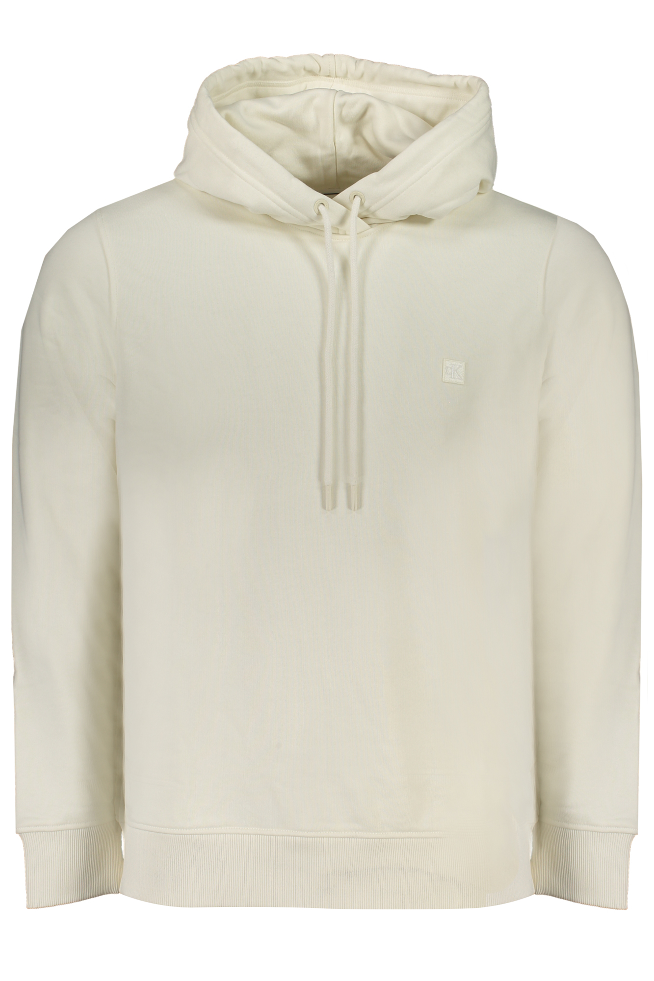 CALVIN KLEIN WEISSES SWEATSHIRT FÜR HERREN MIT REISSVERSCHLUSS