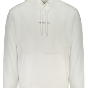 CALVIN KLEIN WEISSES SWEATSHIRT FÜR HERREN MIT REISSVERSCHLUSS