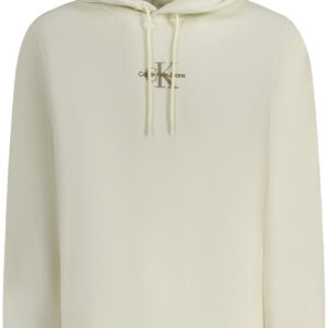 CALVIN KLEIN HERREN SWEATSHIRT MIT ZIP WEISS