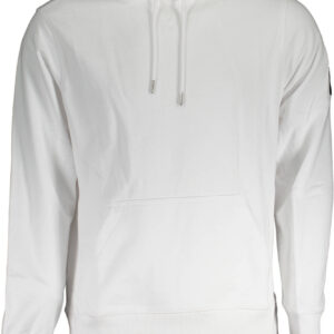 CALVIN KLEIN HERREN-SWEATSHIRT MIT ZIP WEISS