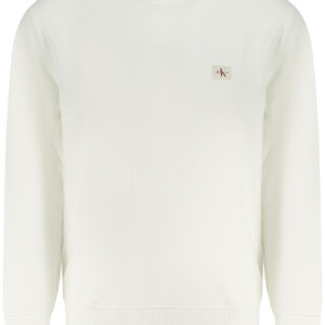 CALVIN KLEIN HERREN-SWEATSHIRT MIT ZIP WEISS