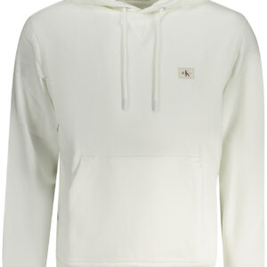 CALVIN KLEIN HERREN-SWEATSHIRT MIT ZIP WEISS