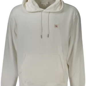 CALVIN KLEIN HERREN-SWEATSHIRT MIT ZIP WEISS