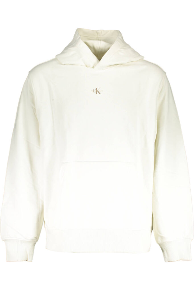 CALVIN KLEIN WEISS HERREN SWEATSHIRT OHNE REISSVERSCHLUSS