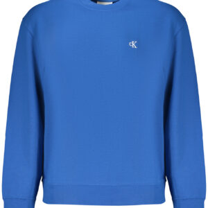 CALVIN KLEIN HERREN-SWEATSHIRT, BLAU, MIT REISSVERSCHLUSS
