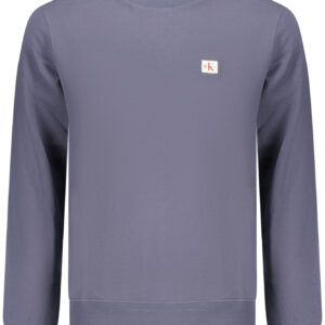 CALVIN KLEIN HERREN-SWEATSHIRT, BLAU, MIT REISSVERSCHLUSS