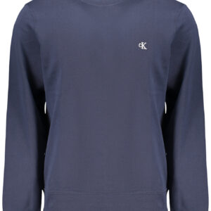 CALVIN KLEIN HERREN-SWEATSHIRT, BLAU, MIT REISSVERSCHLUSS