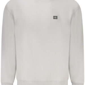CALVIN KLEIN HERREN-SWEATSHIRT MIT ZIP-UP GRAU