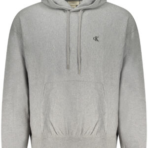 CALVIN KLEIN Herren-Sweatshirt mit Reißverschluss, grau