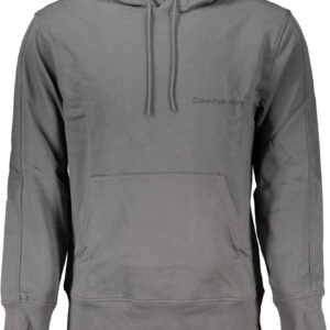 CALVIN KLEIN HERREN-SWEATSHIRT GRAU MIT REISSVERSCHLUSS