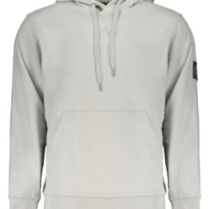 CALVIN KLEIN HERREN-SWEATSHIRT GRAU MIT REISSVERSCHLUSS