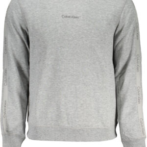 CALVIN KLEIN HERREN-SWEATSHIRT GRAU MIT REISSVERSCHLUSS