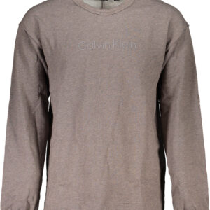 CALVIN KLEIN HERREN-SWEATSHIRT MIT BRAUNEM REISSVERSCHLUSS