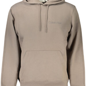 CALVIN KLEIN HERREN SWEATSHIRT MIT REISSVERSCHLUSS BRAUN
