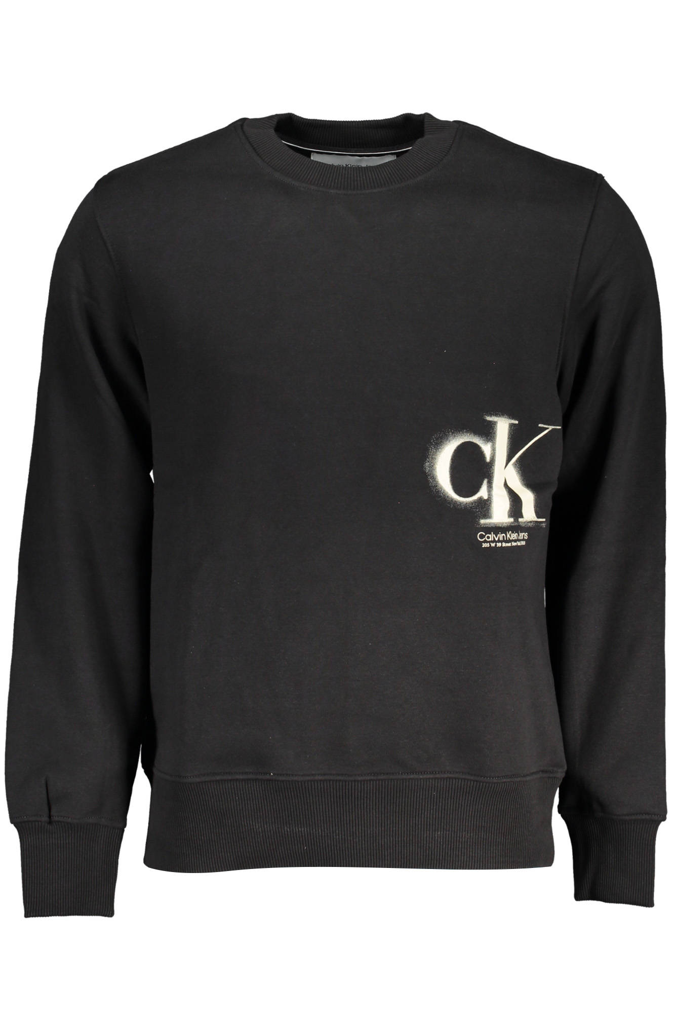 CALVIN KLEIN SWEATSHIRT OHNE REISSVERSCHLUSS SCHWARZER MANN