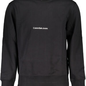 CALVIN KLEIN SCHWARZES HERREN-SWEATSHIRT MIT REISSVERSCHLUSS