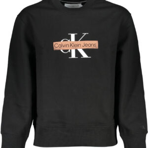 CALVIN KLEIN SCHWARZES HERREN-SWEATSHIRT MIT REISSVERSCHLUSS