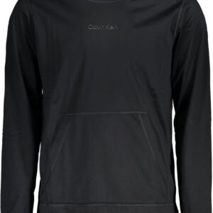 CALVIN KLEIN SCHWARZES HERREN-SWEATSHIRT MIT REISSVERSCHLUSS