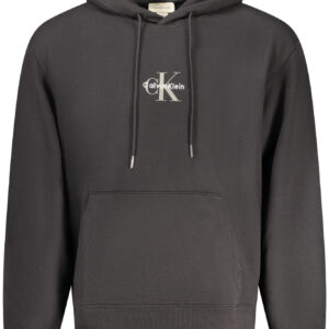 CALVIN KLEIN HERREN-SWEATSHIRT MIT REISSVERSCHLUSS SCHWARZ