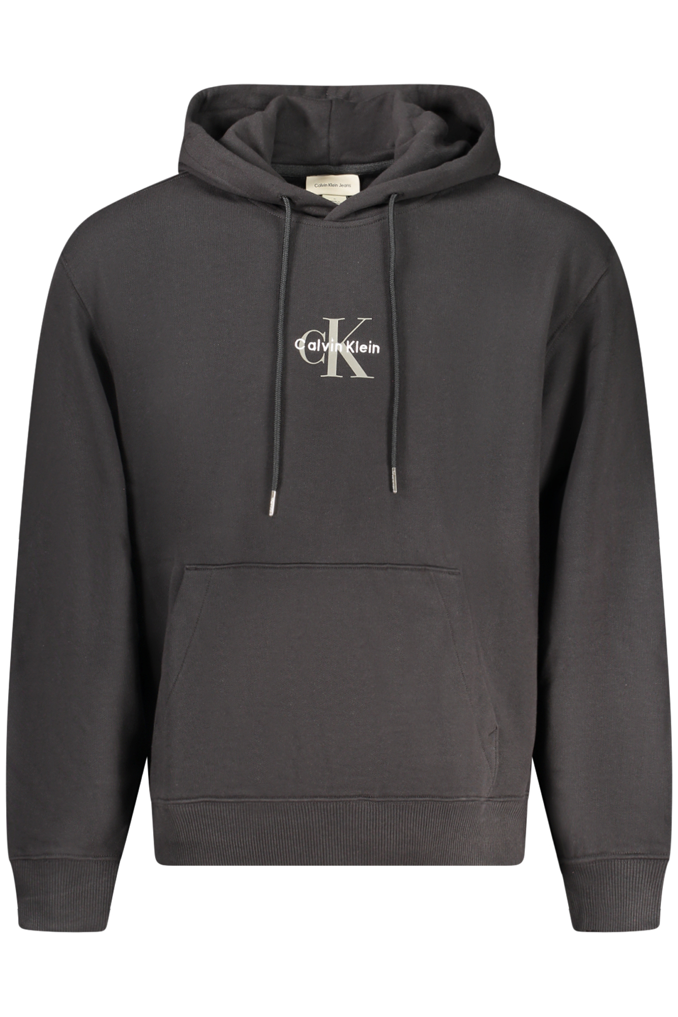 CALVIN KLEIN HERREN-SWEATSHIRT MIT REISSVERSCHLUSS SCHWARZ