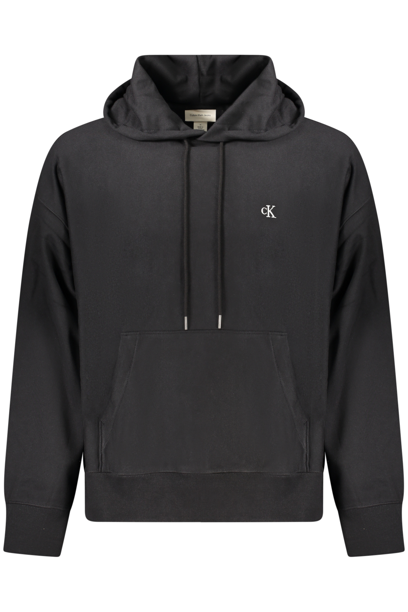 CALVIN KLEIN HERREN-SWEATSHIRT MIT REISSVERSCHLUSS SCHWARZ
