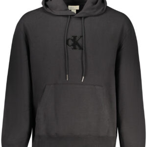 CALVIN KLEIN HERREN SCHWARZES SWEATSHIRT MIT REISSVERSCHLUSS