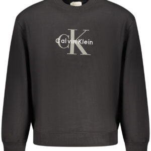 CALVIN KLEIN HERREN SCHWARZES SWEATSHIRT MIT REISSVERSCHLUSS