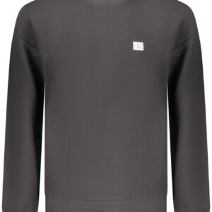 CALVIN KLEIN HERREN SCHWARZES SWEATSHIRT MIT REISSVERSCHLUSS