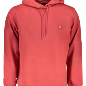 CALVIN KLEIN HERREN-SWEATSHIRT MIT ZIP-OUT IN ROT