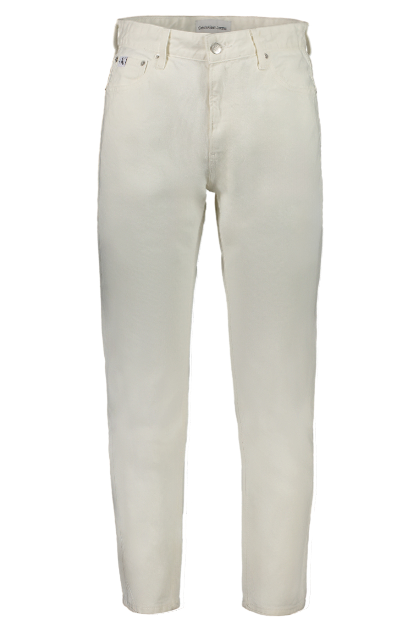 CALVIN KLEIN HERREN-JEANS AUS WEISSEM DENIM