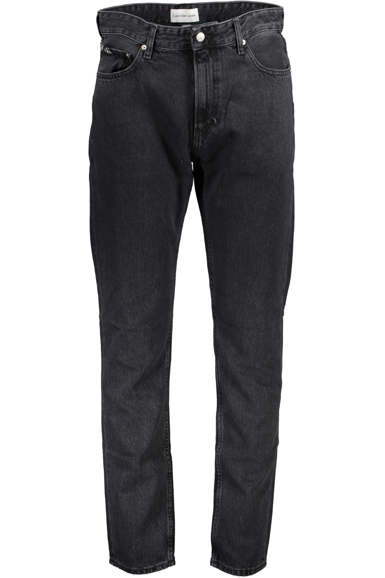 CALVIN KLEIN HERREN-JEANS AUS SCHWARZEM DENIM