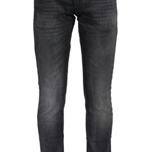 CALVIN KLEIN HERREN-JEANS AUS SCHWARZEM DENIM
