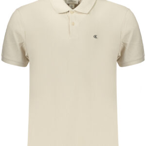 CALVIN KLEIN HERREN-POLOSHIRT MIT KURZEN ÄRMELN, BEIGE